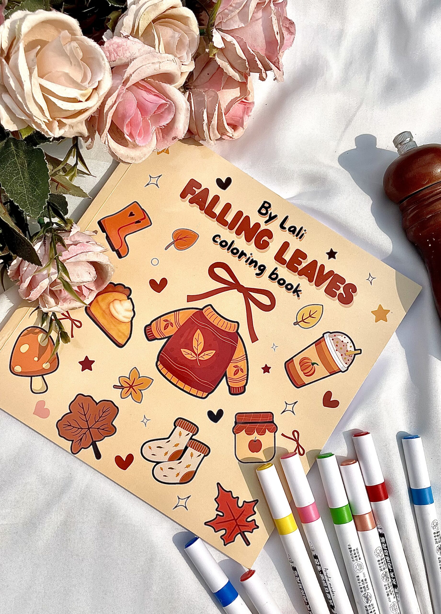 Falling Leaves: a cute autumn coloring escape (Brand Packaging Available)